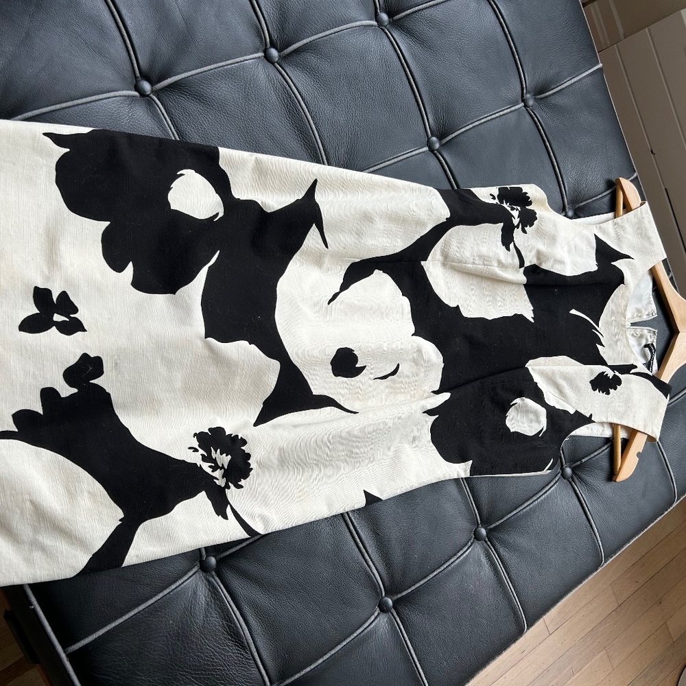 Linda Allard Ellen Tracy - Black and White dress